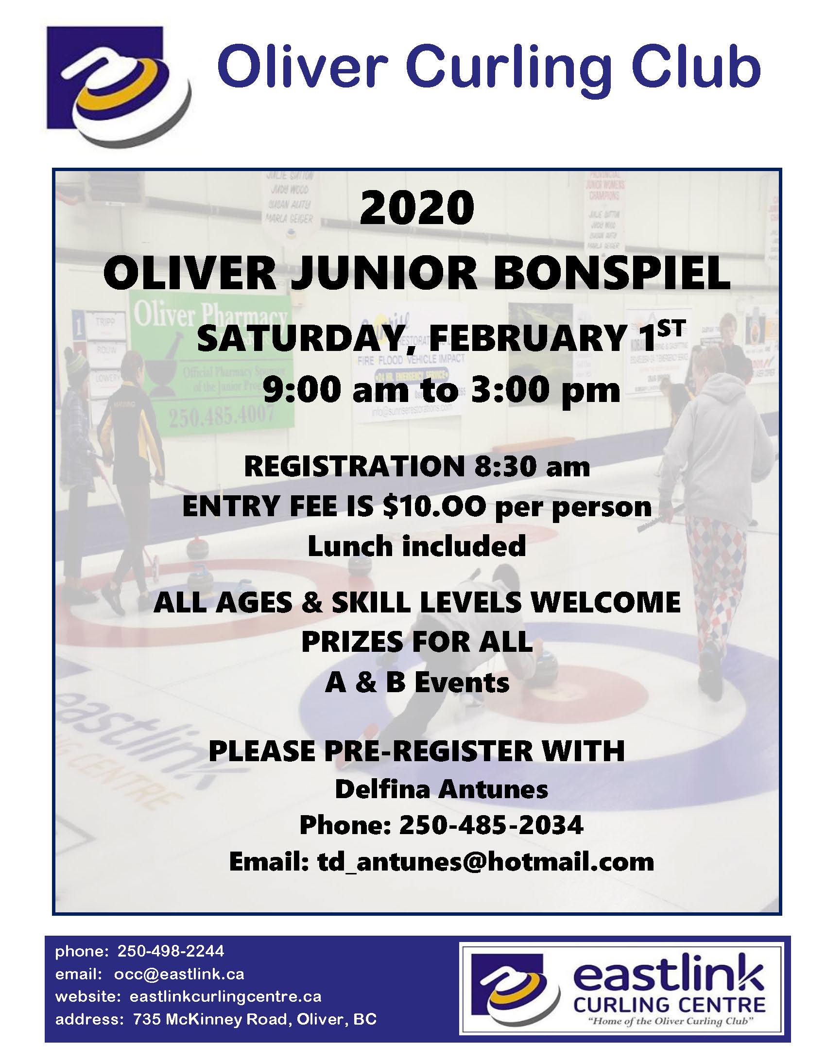 2020 Junior Bonspiel Poster